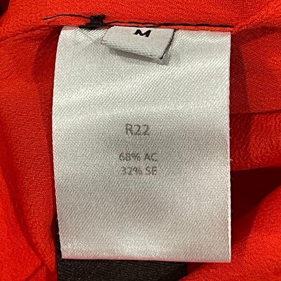 Atlein Red Cape Dress Size Medium - Picture 8 of 10